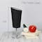 Simple Designs™ 12.5" Mini Chrome Table Lamp with Angled Fabric Shade